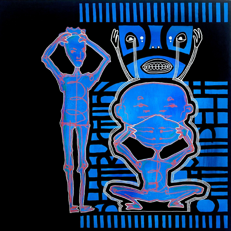 "Der VALUE" Bild 100 x 100 cm