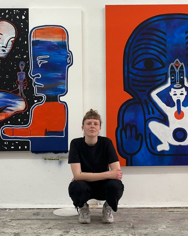 "Ich-Wendung" Bild 170 x 150 cm