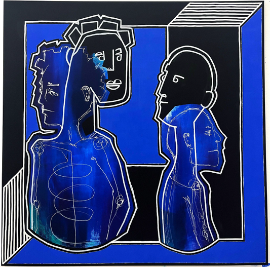 "Reisen" Bild 150 x 150 cm