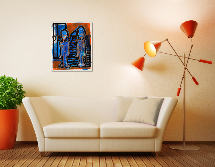 Warzustand -  Bild 60 x 50 cm