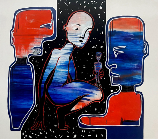 "Die Verhandlung" Bild 150 x 170 cm